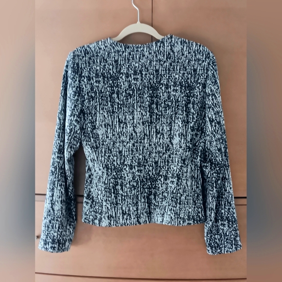 NWT Moto Jacket, Size M, Black and White - Picture 2 of 6